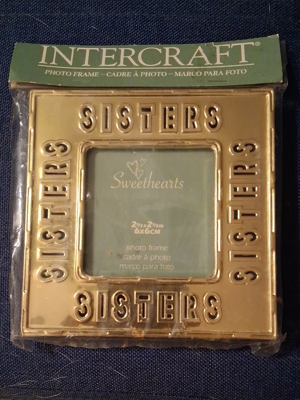 Intercraft 'SISTERS' Gold Photo Frame